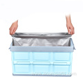 Collapsible portable blue customized auto storage box